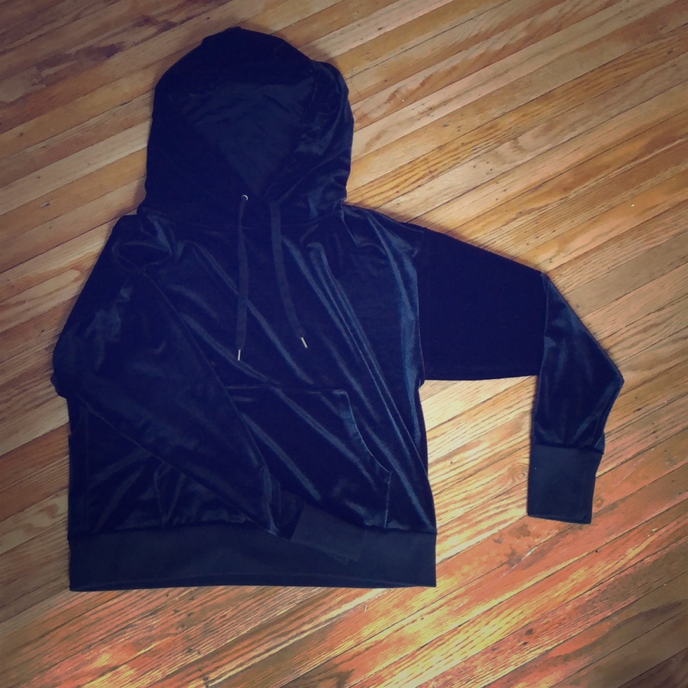 Gap Velvet Hoodie - (women’s sz XS)